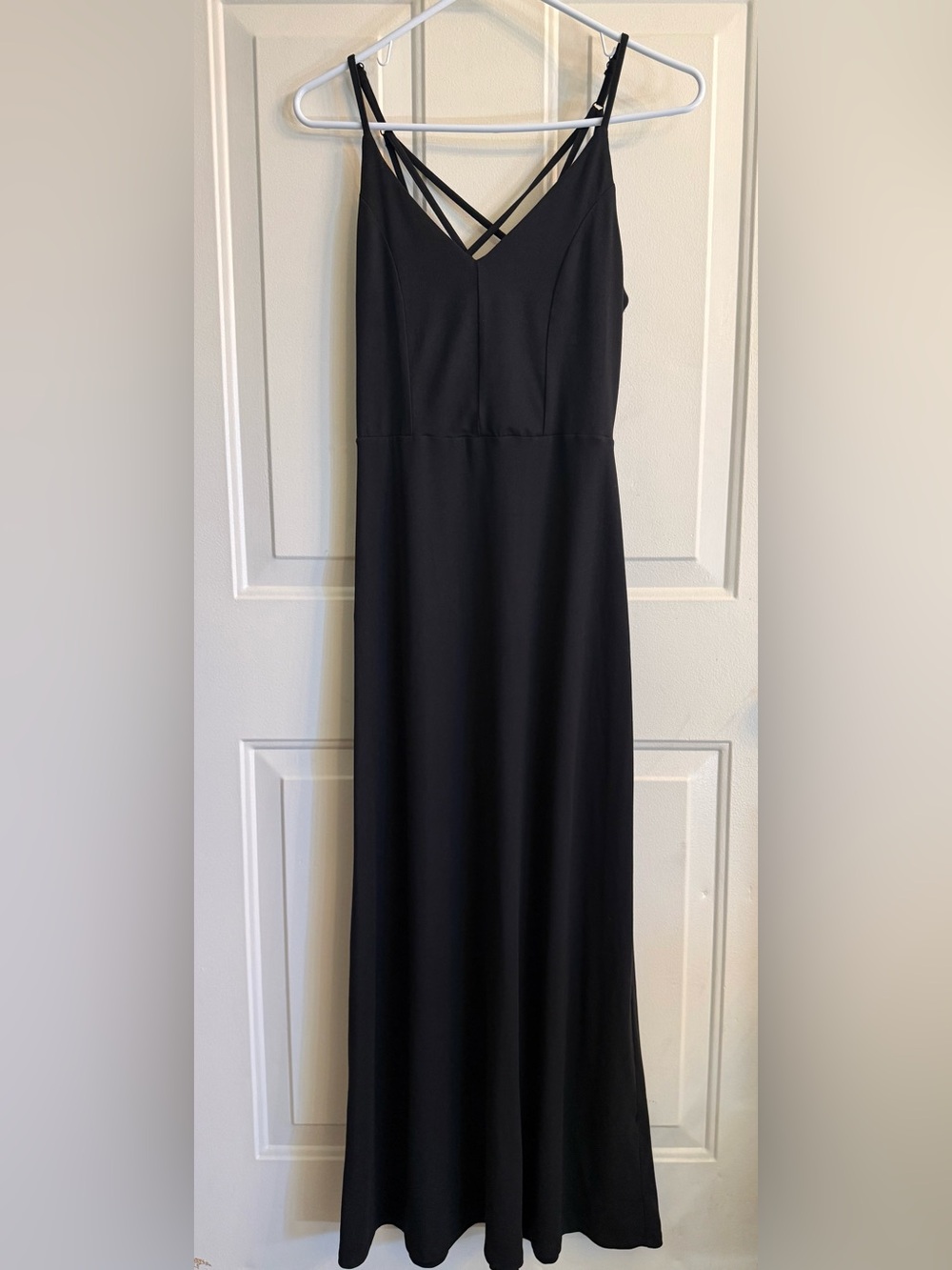 Market & Spruce Black Strappy Maxi Dress